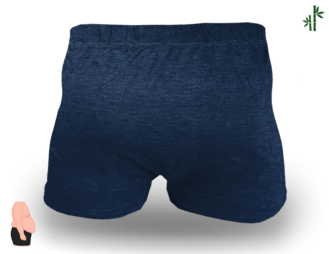 Men's loose elastic waistband soft breathable boxer shorts FM603, 4 pieces per pack