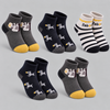 Kids’ Soft & Comfortable Zebra Pattern Ankle Socks YIYD66614 – 10 Pairs