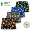 Men's bamboo boxers Beer M6790 4pcs in a pack
