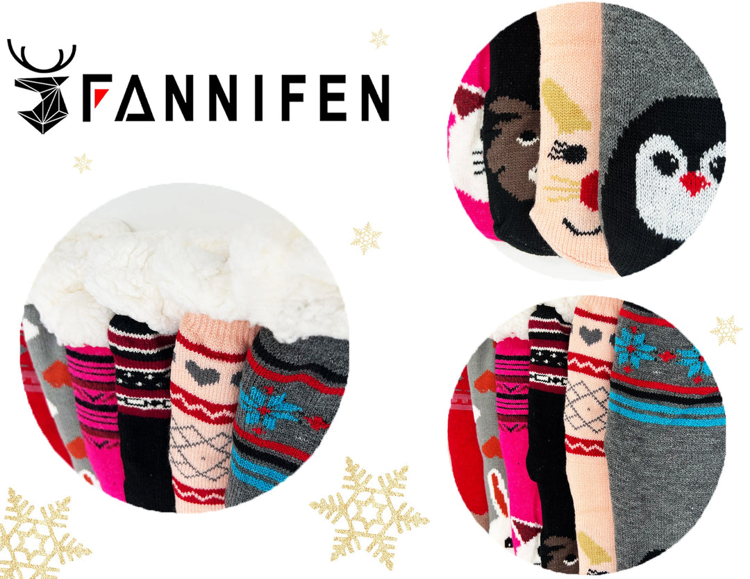 Women's thermal socks ANIMALS WW047 2 pairs