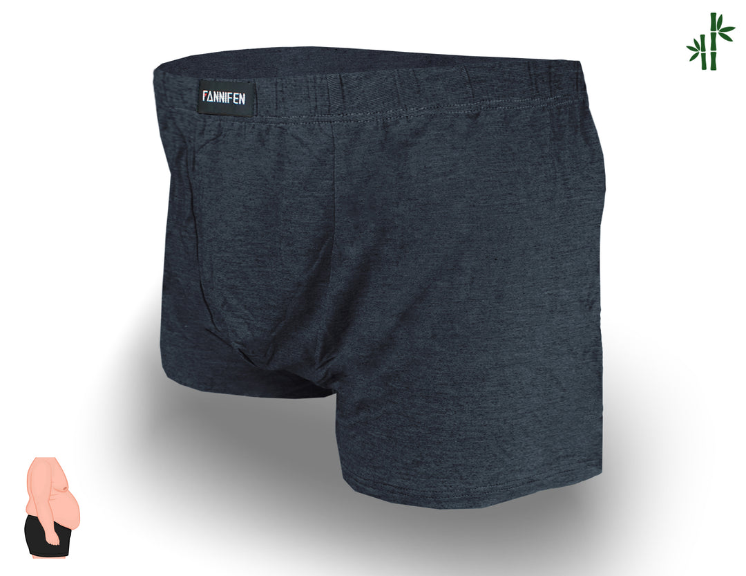 Men's loose elastic waistband soft breathable boxer shorts FM603, 4 pieces per pack