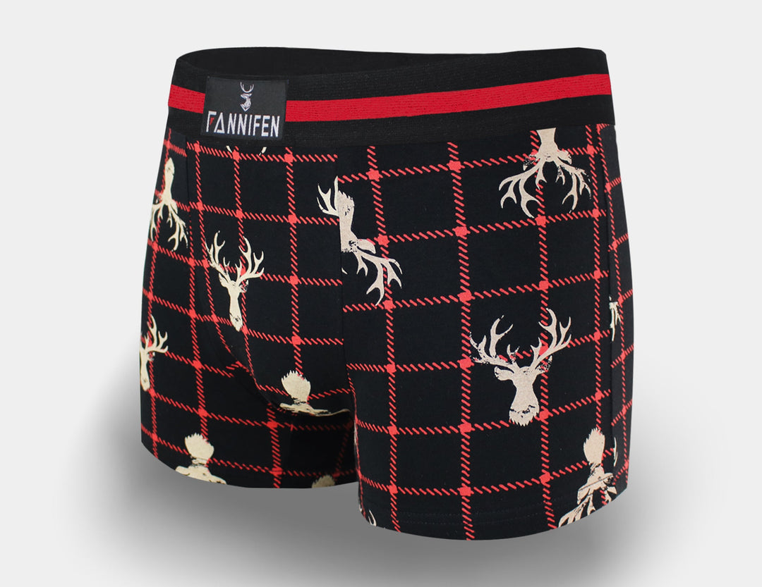 Men's cotton boxer briefs DEER G5116A - 4 pcs in a pack