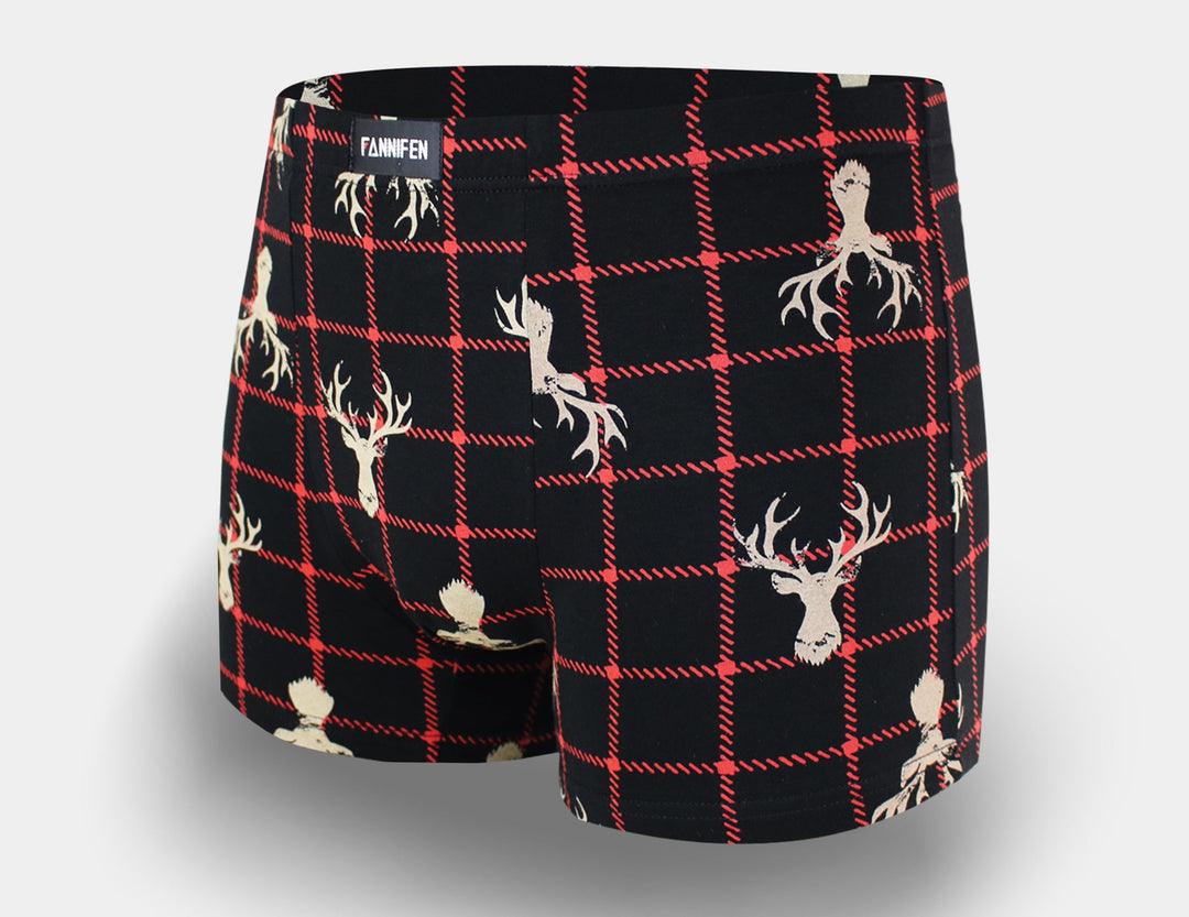 Men's cotton boxers JELEN G5116 - 4 pieces in a pack