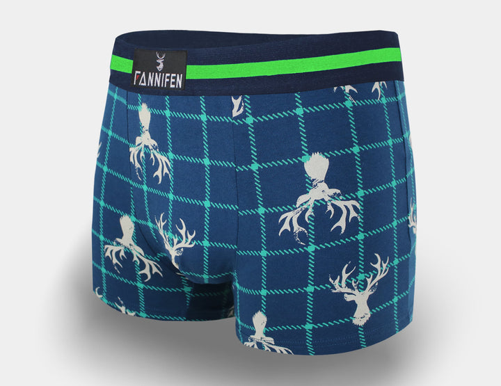 Men's cotton boxer briefs DEER G5116A - 4 pcs in a pack