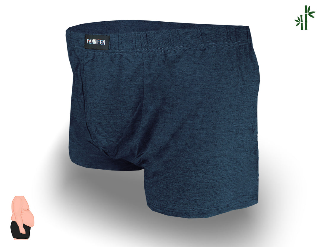 Men's loose elastic waistband soft breathable boxer shorts FM603, 4 pieces per pack