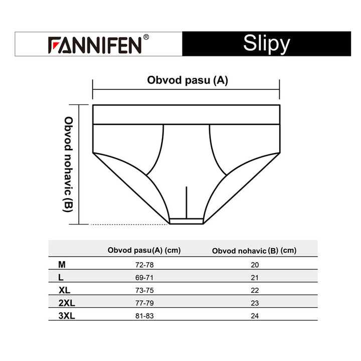 Set of Men's Bamboo Briefs M80011 3pcs in a pack