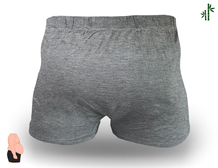 Men's loose elastic waistband soft breathable boxer shorts FM603, 4 pieces per pack