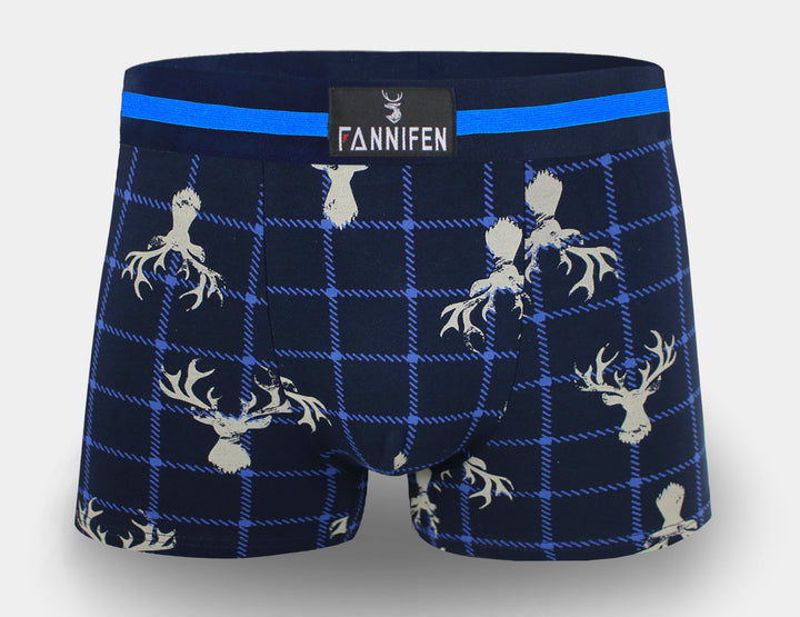 Men's cotton boxer briefs DEER G5116A - 4 pcs in a pack