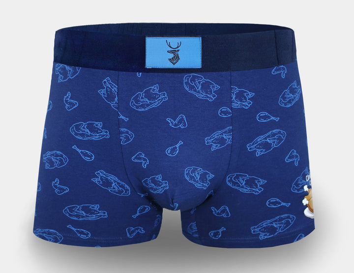 Men's cotton boxers CHICKEN G5118A - 4 pcs in a pack